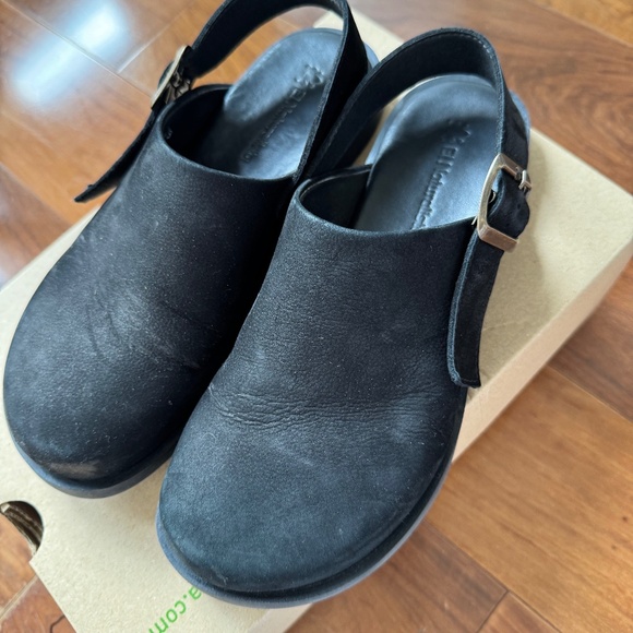 El Naturalista clogs N5871 NOBUCK LAVADO BLACK/ ARENISCA size 38 - Picture 1 of 5